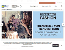 Tablet Screenshot of donauzentrum.at